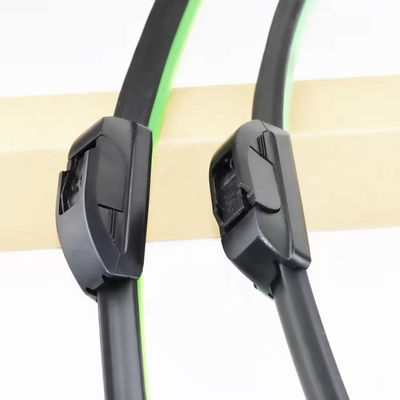 Essuie-glaces arrière en caoutchouc noir flexible, résistant aux intempéries, universel